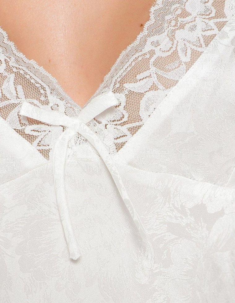 Сорочка шелковая Mia-Mia "Amely" 5701 белый