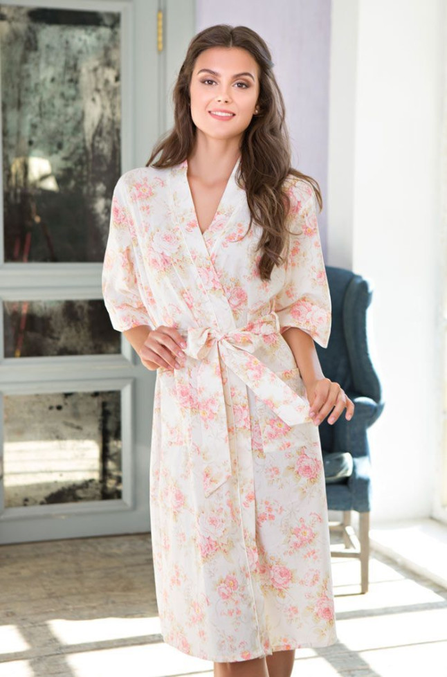 Халат женский из хлопка Mia-Mia "Kameya" 16147