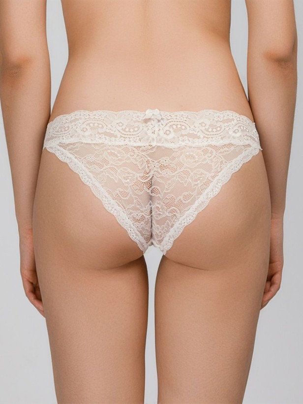 Кружевные трусики-слип Amelie "Nina" 1009-2 молочный