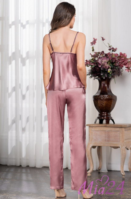 Комплект-тройка домашний шелковый Mia-Amore "Olivia" 3645 античная роза Комплект-тройка домашний шелковый Mia-Amore "Olivia" 3645 античная роза