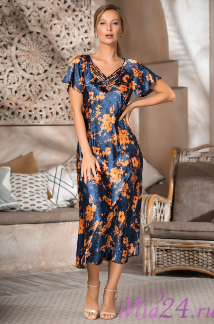 Сорочка длинная шелковая Mia-Amore "Qiara" 3828 Сорочка длинная шелковая Mia-Amore "Qiara" 3828