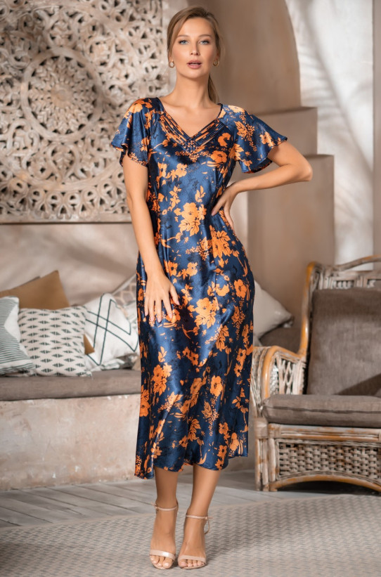 Сорочка длинная шелковая Mia-Amore "Qiara" 3828