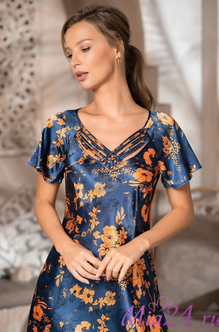 Сорочка длинная шелковая Mia-Amore "Qiara" 3828 Сорочка длинная шелковая Mia-Amore "Qiara" 3828