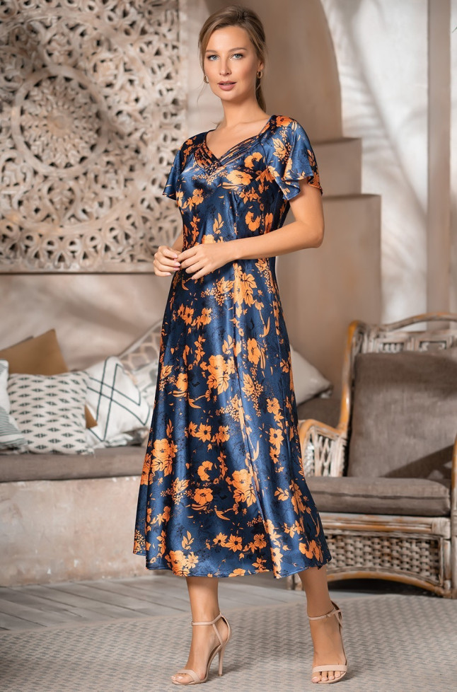 Сорочка длинная шелковая Mia-Amore "Qiara" 3828