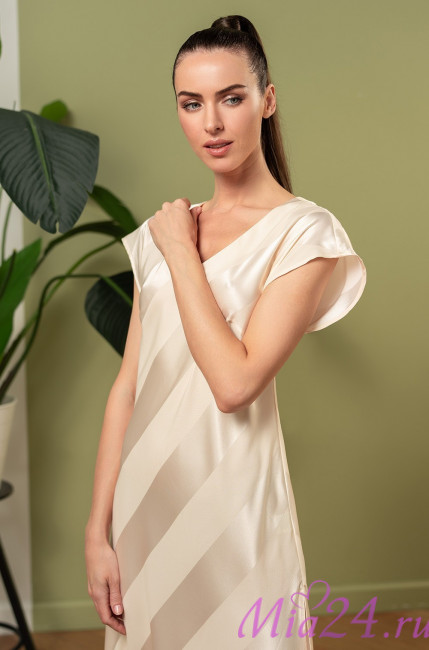 Сорочка длинная женская Mia-Amore "Ilona" 7548 шампань Сорочка длинная женская Mia-Amore "Ilona" 7548 шампань