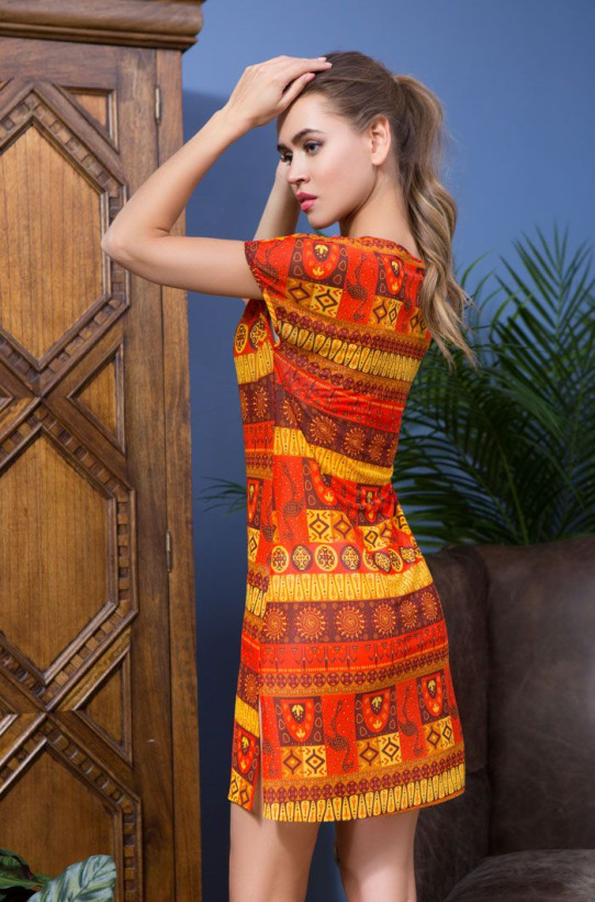 Туника пляжная женская Mia-Mia "Adelin" 19211 оранжевый