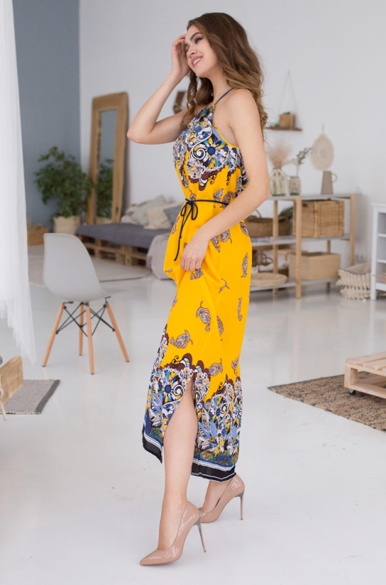 Платье женское длинное Mia-Mia "Sole Viva" 16368