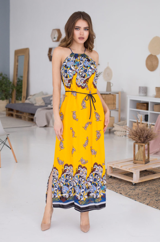 Платье женское длинное Mia-Mia "Sole Viva" 16368