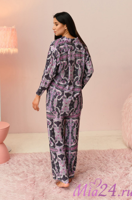 Комплект домашний женский с брюками Mia-Mia "Alba"16505  Комплект домашний женский с брюками Mia-Mia "Alba"16505