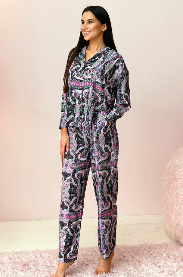 Комплект домашний женский с брюками Mia-Mia "Alba"16505 