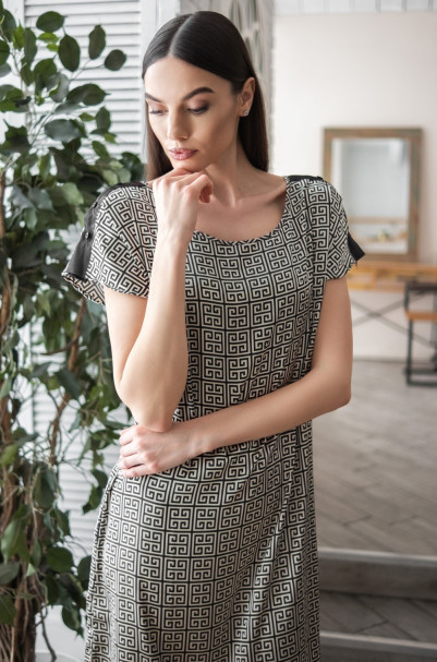 Короткая туника из шелка женская Mia-Amore "Jadore" 4085