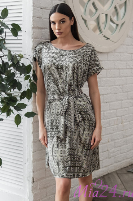 Короткая туника из шелка женская Mia-Amore "Jadore" 4085