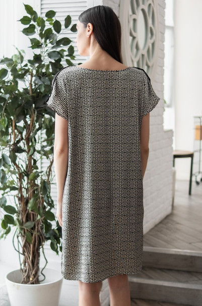 Короткая туника из шелка женская Mia-Amore "Jadore" 4085