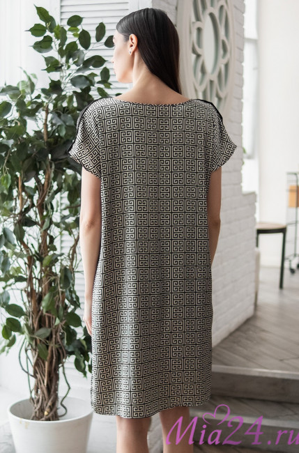 Короткая туника из шелка женская Mia-Amore "Jadore" 4085