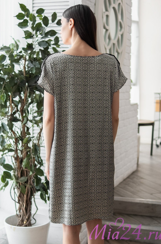 Короткая туника из шелка женская Mia-Amore "Jadore" 4085