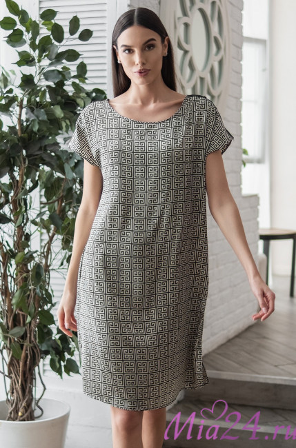 Короткая туника из шелка женская Mia-Amore "Jadore" 4085