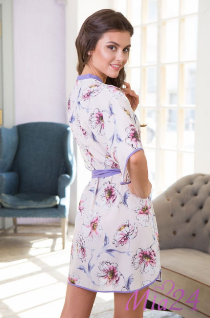 17393 Халат женский "Floriana"