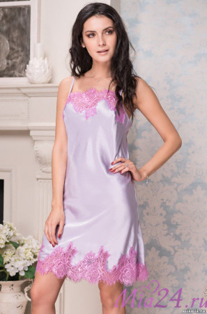 Сорочка женская шелковая Mia-Amore "Bella" 3370 лаванда