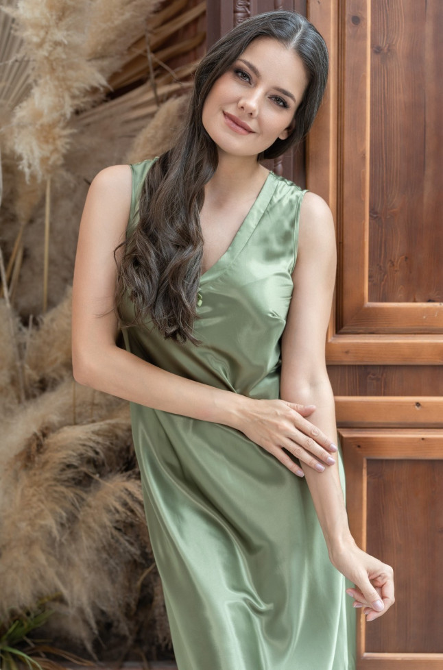 Сорочка шелковая женская Mia-Amore "Teana" 4008