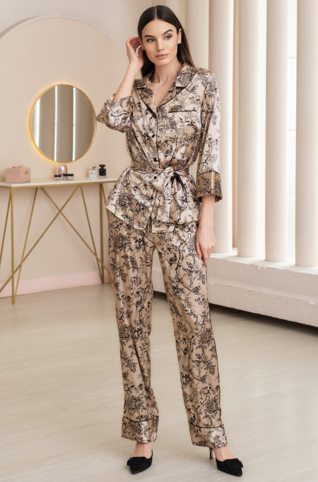 Комплект домашний шелковый Mia-Amore "Artemida" 4136