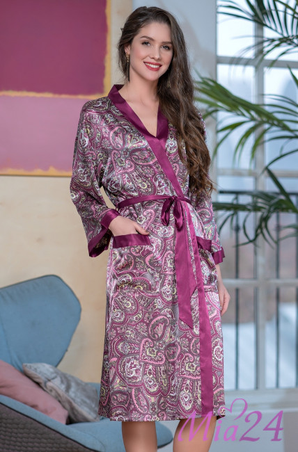 Халат женский длинный Mia-Sofia "Adel" 9409 Халат женский длинный Mia-Sofia "Adel" 9409