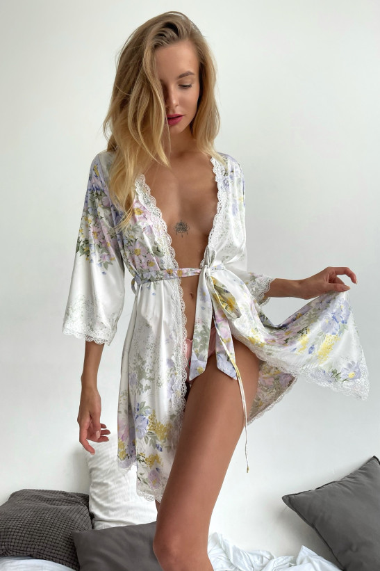 Халат шелковый Mia-Amore "Lilianna" 5993