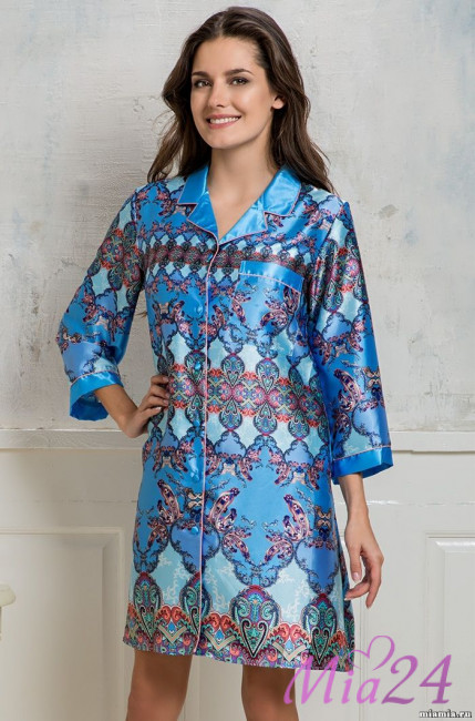 9855 Рубашка-халат Azzurra
