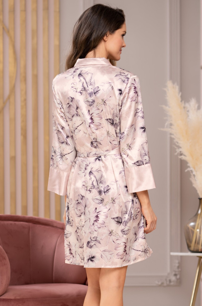 Халат на пуговицах шелковый Mia-Amore "Katrine" 3857