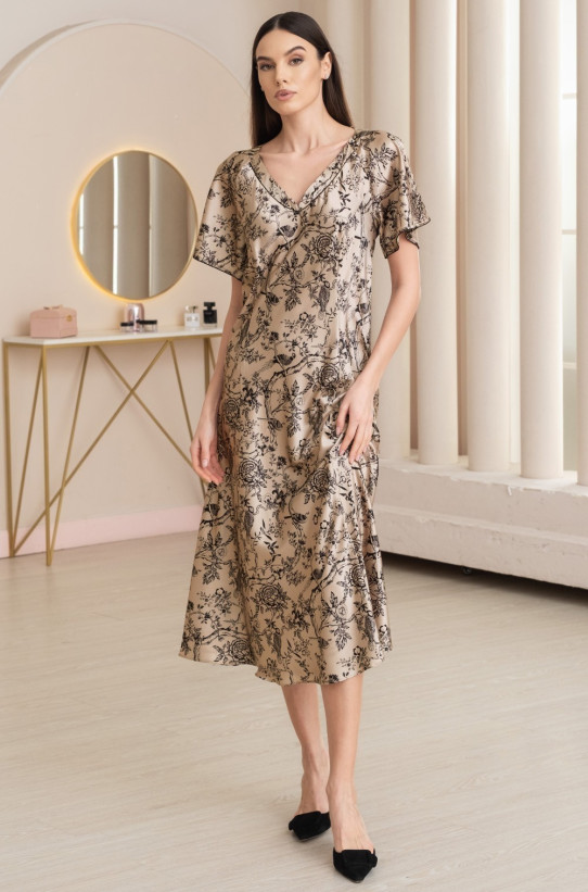 Сорочка длинная шелковая Mia-Amore "Artemida" 4138