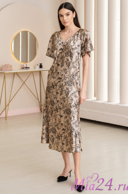 Сорочка длинная шелковая Mia-Amore "Artemida" 4138 Сорочка длинная шелковая Mia-Amore "Artemida" 4138