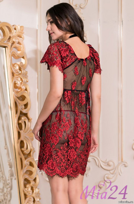 Сорочка кружевная Mia-Amore "Michelle" 2101 красный