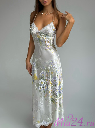 Сорочка длинная шелковая Mia-Amore "Lilianna" 5996