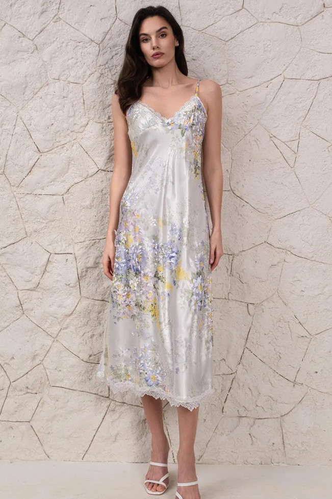 Сорочка длинная шелковая Mia-Amore "Lilianna" 5996