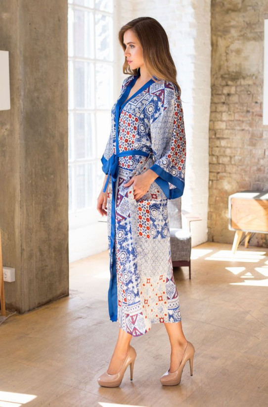 Халат женский длинный Mia-Mia "Sophi" 17569