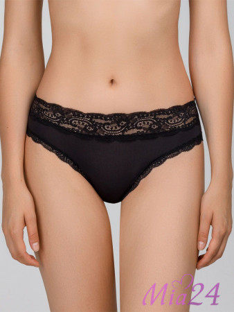 Трусики-слип женские широкие Amelie "Nina" 1011-2 черный