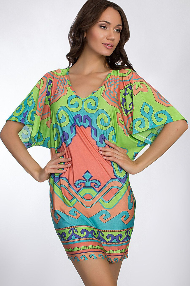 Туника пляжная женская Mia-Mia "Jasmine" 19075 розовый