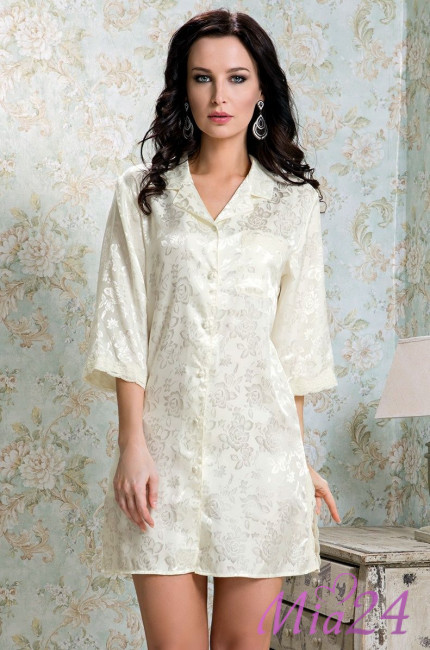 Халат на пуговицах женский Mia-Mella "Margo" 7848 шампань Халат на пуговицах женский Mia-Mella "Margo" 7848 шампань