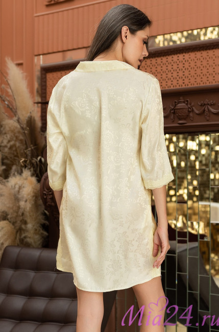 Халат на пуговицах женский Mia-Mella "Margo" 7848 шампань Халат на пуговицах женский Mia-Mella "Margo" 7848 шампань