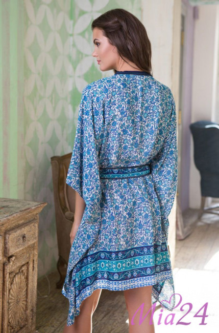 Халат женский из вискозы Mia-Mia "Santorini" 16127