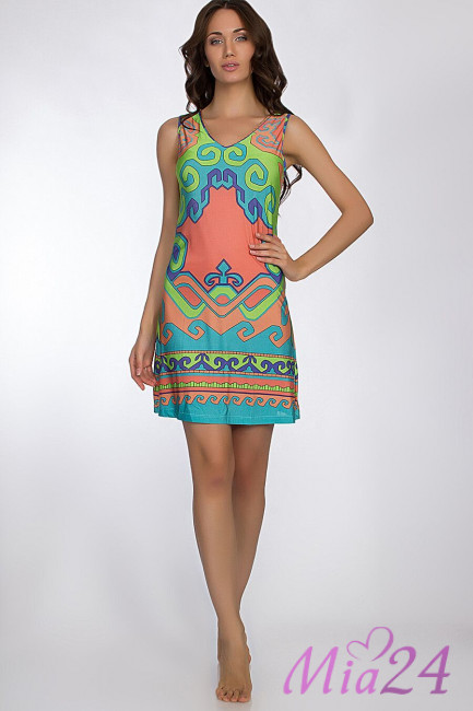 Пляжное платье без рукавов Mia-Mia "Jasmine" 19071 розовый