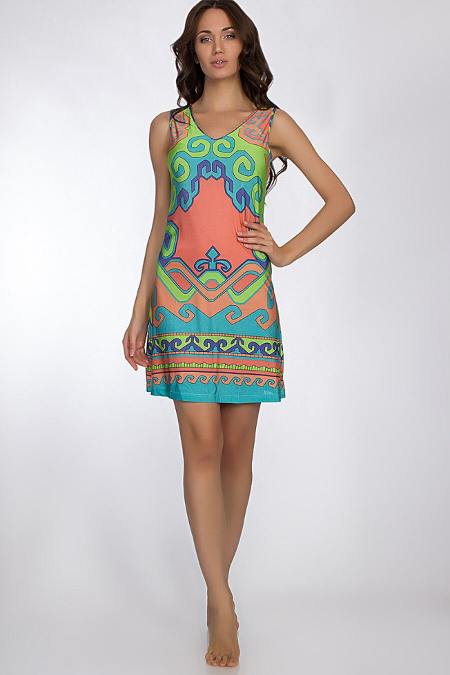 Пляжное платье без рукавов Mia-Mia "Jasmine" 19071 розовый