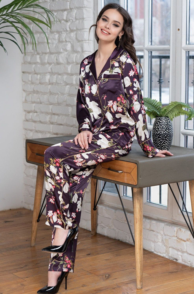 Комплект домашний шелковый Mia-Amore "Magnolia" 3526