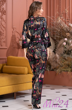 Комплект-тройка домашней одежды с брюками Mia-Amore "Jungle" 7066