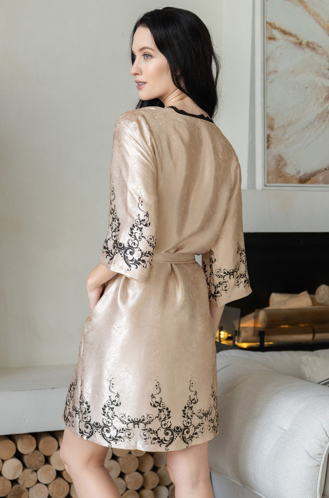 Халат женский короткий Mia-Amore "Karin" 9143