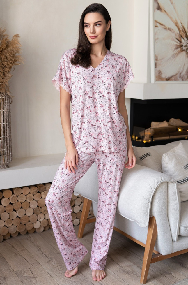 Пижама женская с брюками из вискозы Mia-Amore "Inessa" 5016