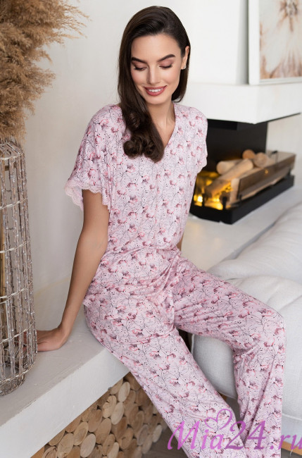 Пижама женская с брюками из вискозы Mia-Amore "Inessa" 5016