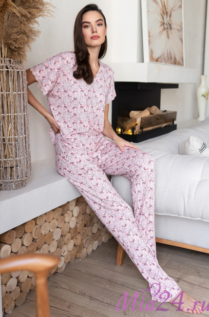 Пижама женская с брюками из вискозы Mia-Amore "Inessa" 5016