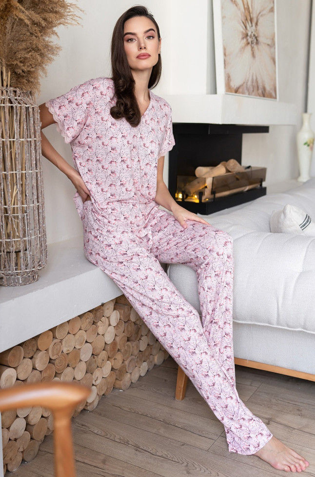 Пижама женская с брюками из вискозы Mia-Amore "Inessa" 5016