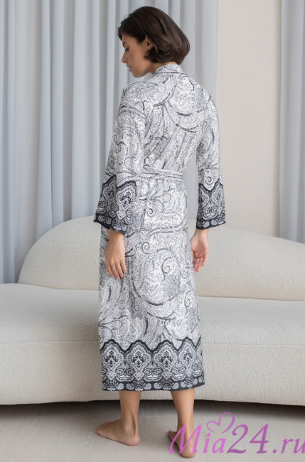 Халат женский длинный из вискозы Mia-Amore "Lucia" 1919
