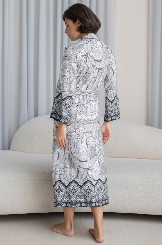 Халат женский длинный из вискозы Mia-Amore "Lucia" 1919